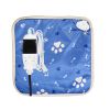 Pet Heating Pad Electric Dog Cat Heating Mat Waterproof Warming Blanket With 86-141℉ Adjustable Temperature 0-12 Timer Digital Display Chewing-Resista