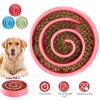 Slow Feeder Healthy Dog Bowl Happy Hunting Fun Puzzle Maze Bowl For Water Food 7.68In In Diameter 10.5Oz In Capacity For Small Medium Dogs