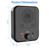 Ultrasonic Anti-Barking Device Max 26.2Feet Sensing Sonic Bark Deterrent With 3 3 Ultrasonic Frequency Levels Indoor Outdoor Dog Bark Control
