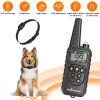 Dog Training Collar With Remote Rechargeable Dog Training Collar Ip68 Waterproof With 4 Training Modes 3 Channels For Medium And Small Dogs
