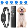 2-In-1 Dog Shock And Bark Collar Dog Training Collar With Remote Rechargeable Ip68 Waterproof With 3 Channels For Medium And Small Dogs