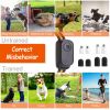 984Ft Dog Training Collar Ip65 Waterproof Pet Beep Vibration Electric Shock Collar 3 Channels Rechargeable Transmitter Receiver Trainer With Recording