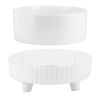 Heated Water Bowl For Dogs And Cats Ceramic Heated Pet Water Bowl Food Warmer Usb Powered Thermal Pet Bowl Provide Fresh Non Freezing Drinkable Water
