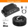 Dog Wireless Fence Collar Receiver Gps Tracker Vibration Beep Mode Single Dog Receiver Without Remote For Small Medium Large Dogs