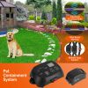Dog Fence System Pet Containment System With 100 Adjustable Levels Ipx7 Waterproof Rechargeable Receiver Underground Fence For Small Medium Large Dog