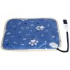 Pet Heating Pad Electric Dog Cat Heating Mat Waterproof Warming Blanket With 9 Heating Levels 4 Timer Setting Constan On Function Chewing-Resistant S/