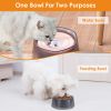 No Spill Dog Cat Water Bowl Spill Proof Slow Water Feeder 47.35Oz Pet Water Dispenser Travel Dog Bowl For Dogs/Cats/Pets