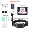 990Ft Range Dog Wireless Fence Remote Training Collar Ipx6 Waterproof Receiver With 0-9 Levels Beep Vibration Shock Mode 4 Channels Rechargeable Trans