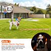 990Ft Range Dog Wireless Fence Remote Training Collar Ipx6 Waterproof Receiver With 0-9 Levels Beep Vibration Shock Mode 4 Channels Rechargeable Trans