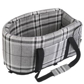 Console Pet Car Seat With Storage Pocket Booster Car Seat Portable Pet Travel Bag Machine Washable Pet Seat Fit For Small Dog Cat