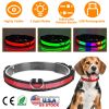 Led Dog Collar Usb Rechargeable Adjustable Dog Safety Collar Night Safety Flashing Luminous Light Up Collar
