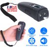 Ultrasonic Anti Barking Device Rechargeable Handheld Dog Barking Deterrent With 4 Modes Led Flashlight Dog Repeller