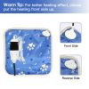 Pet Heating Pad Electric Dog Cat Heating Mat Waterproof Warming Blanket With 86-141℉ Adjustable Temperature 0-12 Timer Digital Display Chewing-Resista