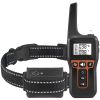 3280Ft Dog Training Collar Ip67 Waterproof Pet Beep Vibration Electric Shock Collar 3 Channels Rechargeable Transmitter Receiver Trainer With Flashlig