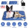 Pet Heating Pad Electric Dog Cat Heating Mat Waterproof Warming Blanket With 9 Heating Levels 4 Timer Setting Constan On Function Chewing-Resistant S/