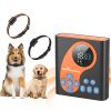 2 In 1 Wireless Dog Fence System With Training Collar Invisible Dog Fence Ip68 Waterproof With 722Ft Adjustable Range Beep Vibration  Static Shock