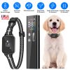 2-In-1 Dog Shock And Bark Collar Dog Training Collar With Remote Rechargeable Ip68 Waterproof With 3 Channels For Medium And Small Dogs