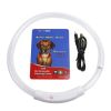 Usb Rechargeable Led Dog Collar Multi-Color Lighting Dog Safety Collar Cuttable Length Glow Dog Collar For Small Medium Large Dog Night Walking