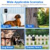 Ultrasonic Anti-Barking Device Rechargeable Auto Dog Bark Control Deterrent Box Training Device Ipx4 Waterproof With 3 Frequency Max 32.8Feet Sensing