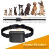 Electric Dog Collar Receiver Anti-Bark Dog Deterrent Training Collar With Beep Shock Modes For Dog Fence System