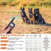 3280Ft Dog Training Collar Ip67 Waterproof Pet Beep Vibration Electric Shock Collar 3 Channels Rechargeable Transmitter Receiver Trainer With Flashlig