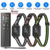 2-In-1 Dog Shock And Bark Collar Dog Training Collar With Remote 3 Collars Rechargeable Ip68 Waterproof With 3 Channels For Medium And Small Dogs