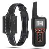 3280Ft Dog Training Collar Ip67 Waterproof Pet Beep Vibration Electric Shock Collar 3 Channels Rechargeable Transmitter Receiver Trainer With Flashlig