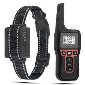 3280Ft Dog Training Collar Ip67 Waterproof Pet Beep Vibration Electric Shock Collar 3 Channels Rechargeable Transmitter Receiver Trainer With Flashlig
