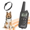 Dog Training Collar With Remote Rechargeable Dog Training Collar Ip68 Waterproof With 4 Training Modes 3 Channels For Medium And Small Dogs