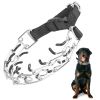 Adjustable Dog Choke Collar Training Chain Dog Necklace With Buckle For Small Medium Large Dogs