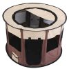 Foldable Playpen For Dog With Carry Bag Portable Travel Waterproof Indoor Outdoor Pet Cage Tent Detachable Upper Cover For Dog Cat Rabbit