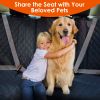 Dog Car Seat Cover Waterproof Scratchproof Pet Car Rear Protector Mat Pet Back Seat Cover With Dog Seat Belt For Car Truck Suv