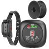 Dog Fence System Pet Containment System With 9 Adjustable Levels Ipx8 Waterproof Rechargeable Receiver Underground Fence For Small Medium Large Dog
