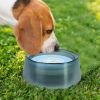 No Spill Dog Cat Water Bowl Spill Proof Slow Water Feeder 47.35Oz Pet Water Dispenser Travel Dog Bowl For Dogs/Cats/Pets
