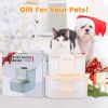 Smart Pet Water Fountain Automatic Cat Water Dispenser 4.5L Cordless Rechargeable Dog Water Fountain Self-Refill With 3 Adjustable Volume 3 Time Inter