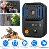 Ultrasonic Anti-Barking Device Rechargeable Auto Dog Bark Control Deterrent Box Training Device Ipx4 Waterproof With 3 Frequency Max 32.8Feet Sensing