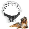 Adjustable Dog Choke Collar Training Chain Dog Necklace With Buckle For Small Medium Large Dogs