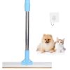 Pet Hair Removal Rake With 54.33In Adjustable Telescopic Rod Multi-Fabric Dog Cat Hair Scraper Lint Shaver For Carpet Rug Clothes Couch