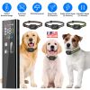 2-In-1 Dog Shock And Bark Collar Dog Training Collar With Remote 3 Collars Rechargeable Ip68 Waterproof With 3 Channels For Medium And Small Dogs