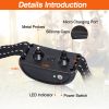 Electric Dog Collar Receiver Anti-Bark Dog Deterrent Training Collar With Beep Vibration Shock Modes For Dog Fence System