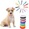 12 Colors Whelping Puppy Id Collars Adjustable Double-Sided Pet Id Bands