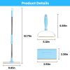 3Pcs Pet Hair Removal Kit Multi-Fabric Dog Cat Hair Scraper Lint Shaver Rake Adjustable Telescopic Rod For Carpet Rug Clothes Couch