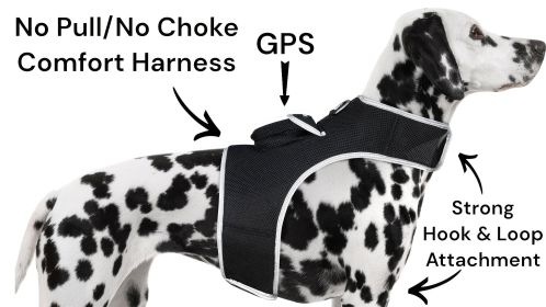 Waterproof Collar Pet Tracker Realtime GSM GPRS Tracking + Buckle Clip Size:L