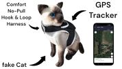 Waterproof Mobile Phone Pet Tracking System Realtime GPS Locator + App Size:L