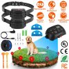 Dog Fence System Pet Containment System With 100 Adjustable Levels 2 Receivers Ipx7 Waterproof Rechargeable Underground Fence For Small Medium Large D