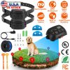 Dog Fence System Pet Containment System With 100 Adjustable Levels 2 Receivers Ipx7 Waterproof Rechargeable Underground Fence For Small Medium Large D