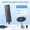 2-In-1 Dog Shock And Bark Collar Dog Training Collar With Remote Rechargeable Ip68 Waterproof With 3 Channels For Medium And Small Dogs