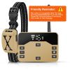 Electric Dog Collar Receiver Anti-Bark Dog Deterrent Training Collar With Beep Vibration Shock Modes For Dog Fence System