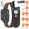 984Ft Dog Training Collar Ip65 Waterproof Pet Beep Vibration Electric Shock Collar 3 Channels Rechargeable Transmitter Receiver Trainer With Recording
