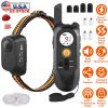 984Ft Dog Training Collar Ip65 Waterproof Pet Beep Vibration Electric Shock Collar 3 Channels Rechargeable Transmitter Receiver Trainer With Recording